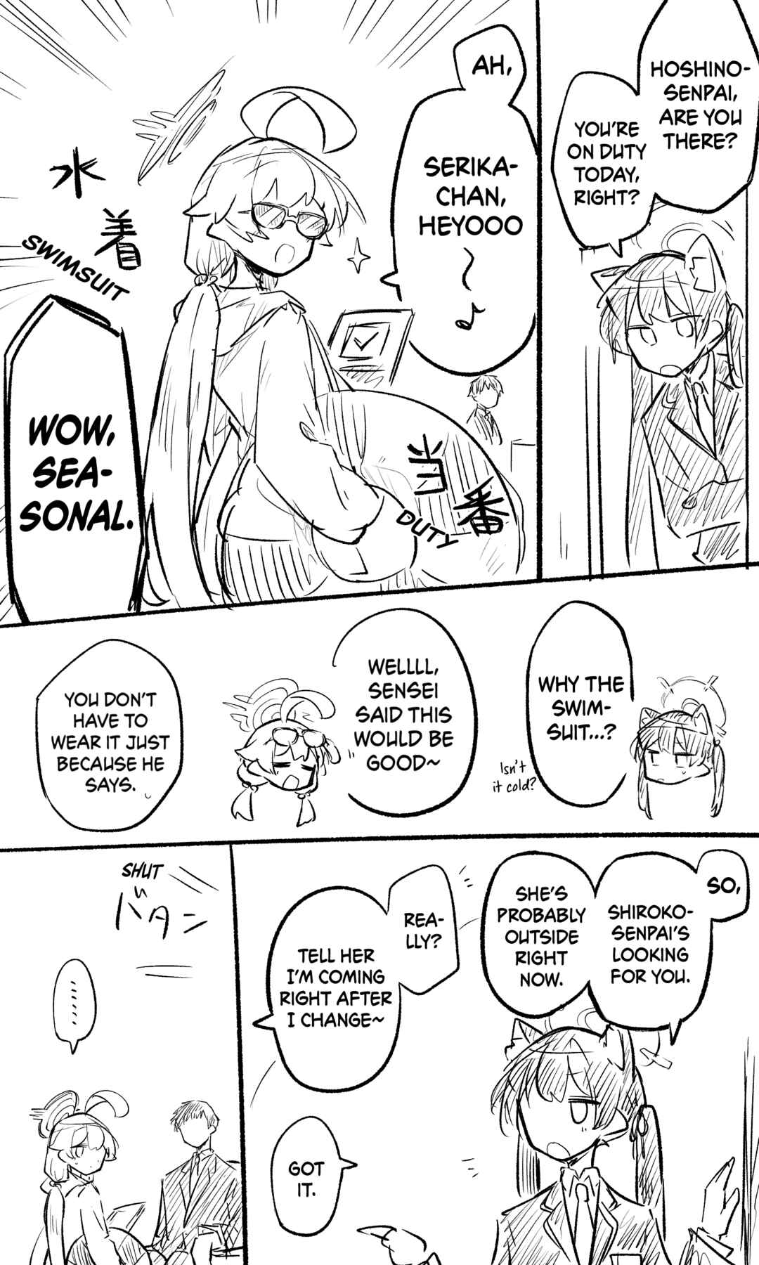 Page 1 Chapter 138 Blue Archive - nekkos Twitter/Pixiv Content (Doujinshi)