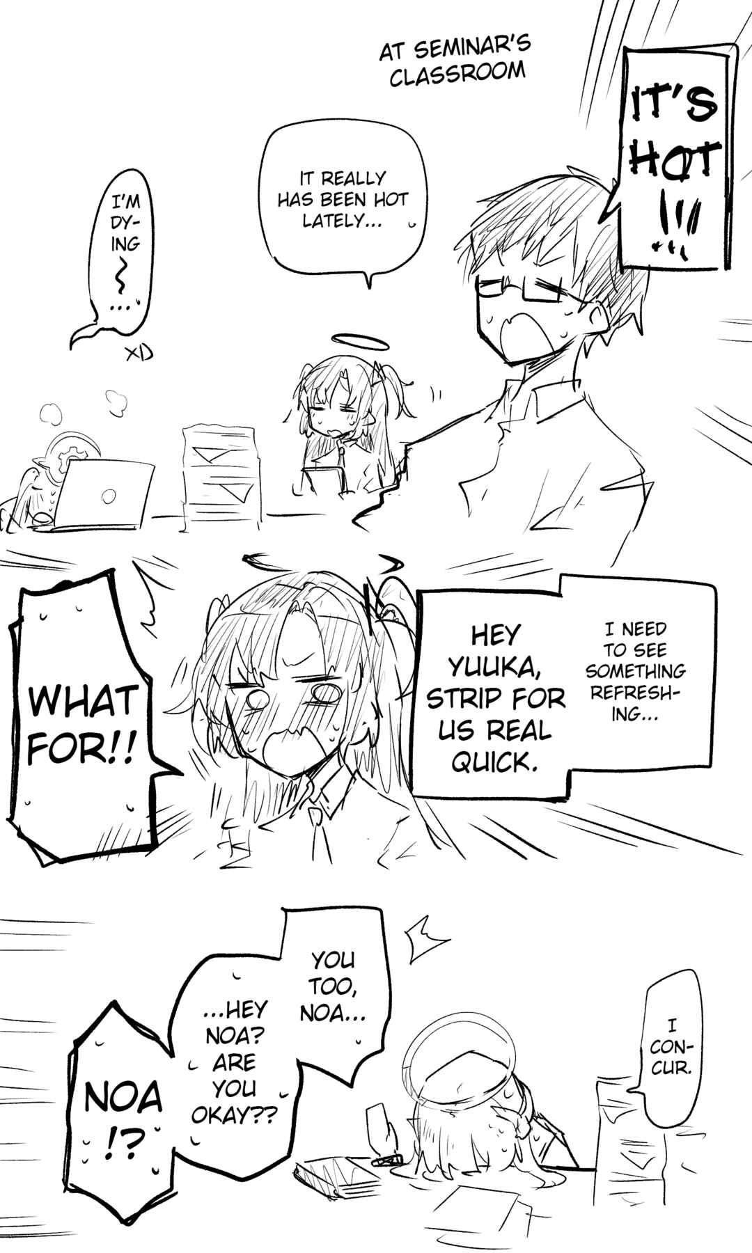 Page 1 Chapter 123 Blue Archive - nekkos Twitter/Pixiv Content (Doujinshi)