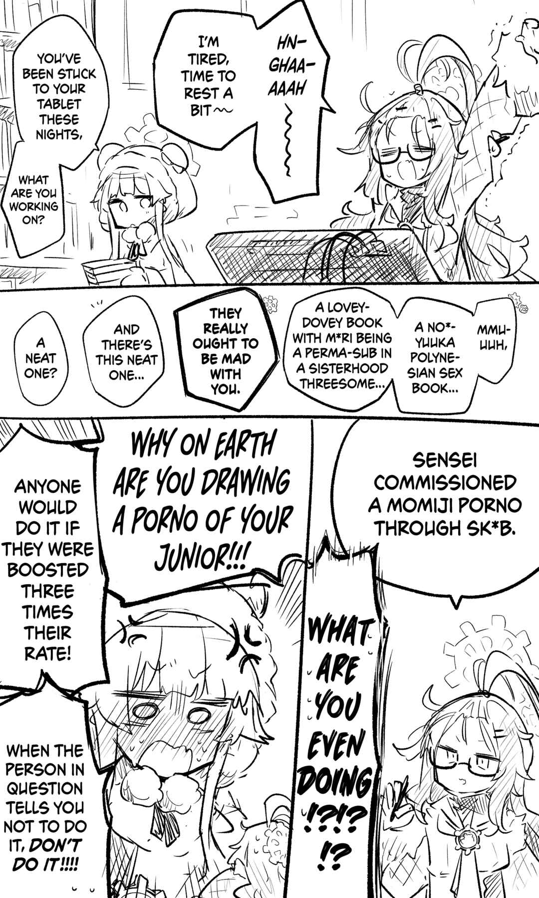 Page 1 Chapter 77 Blue Archive - nekkos Twitter/Pixiv Content (Doujinshi)