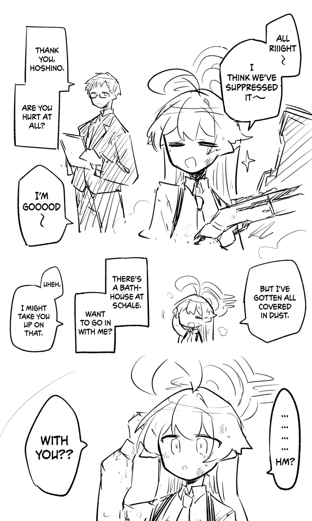 Page 1 Chapter 97 Blue Archive - nekkos Twitter/Pixiv Content (Doujinshi)