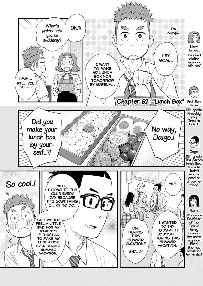 Page 1 Chapter 62 Uchi no Musuko wa Tabun Gay