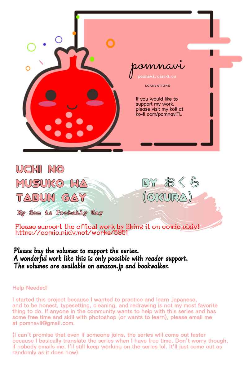 Page 6 Chapter 19 Uchi no Musuko wa Tabun Gay