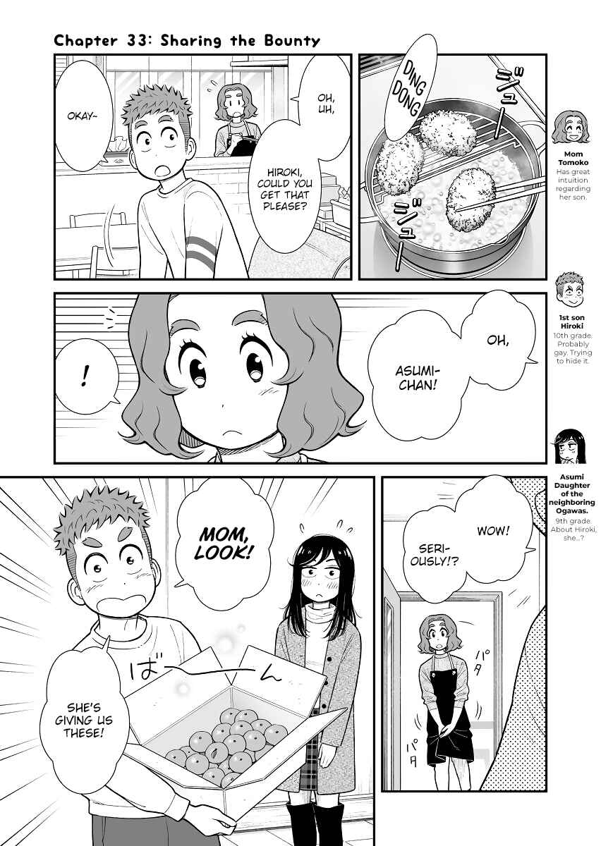 Page 1 Chapter 33 Uchi no Musuko wa Tabun Gay