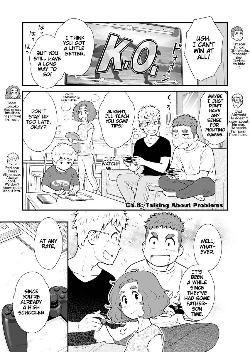 Page 1 Chapter 8 Uchi no Musuko wa Tabun Gay