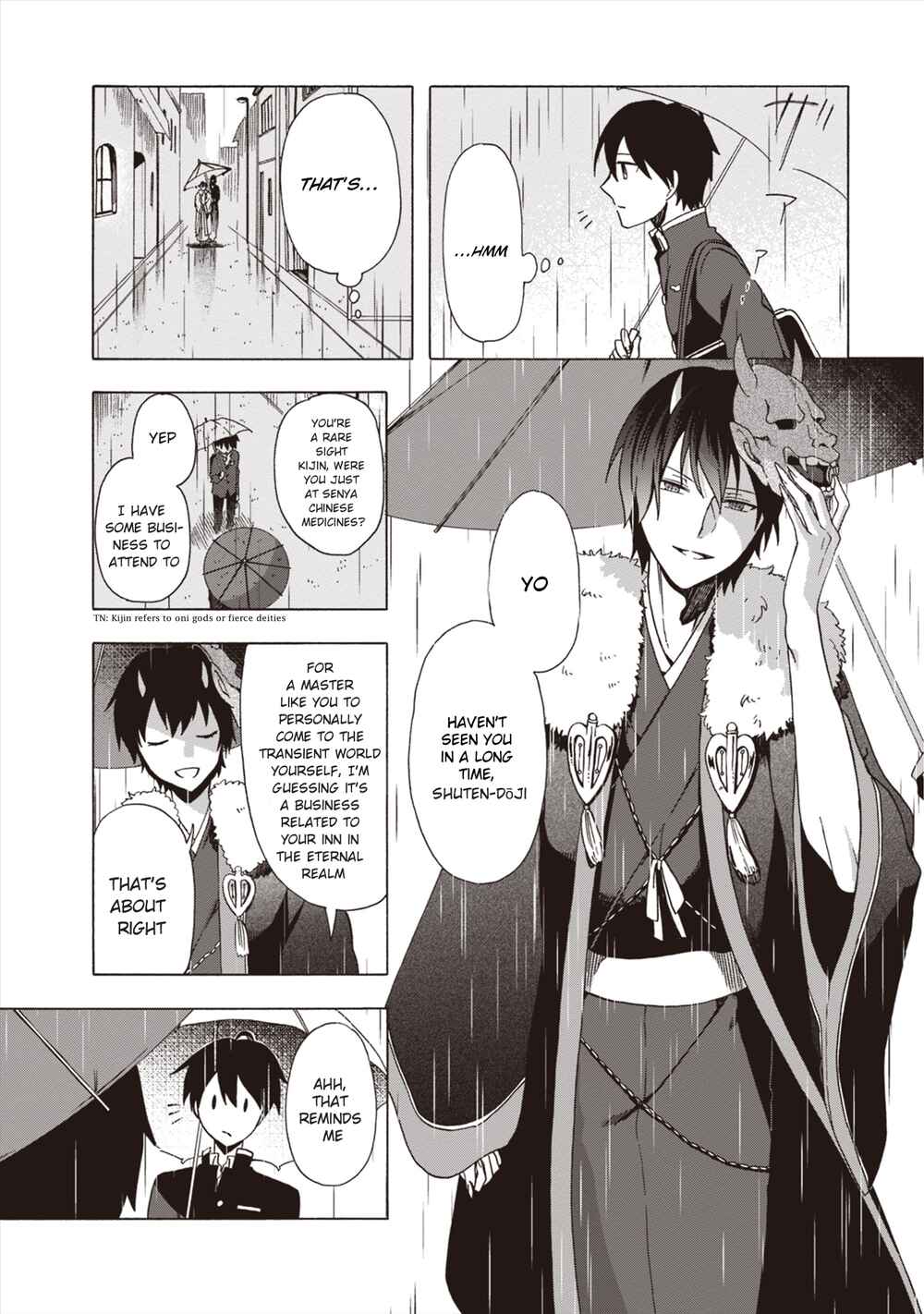 Page 4 Chapter 5 Asakusa Oniyome Nikki: Amazake Tenshu Kaoru wa Zensei no Yome to Heion ni Kurashitai