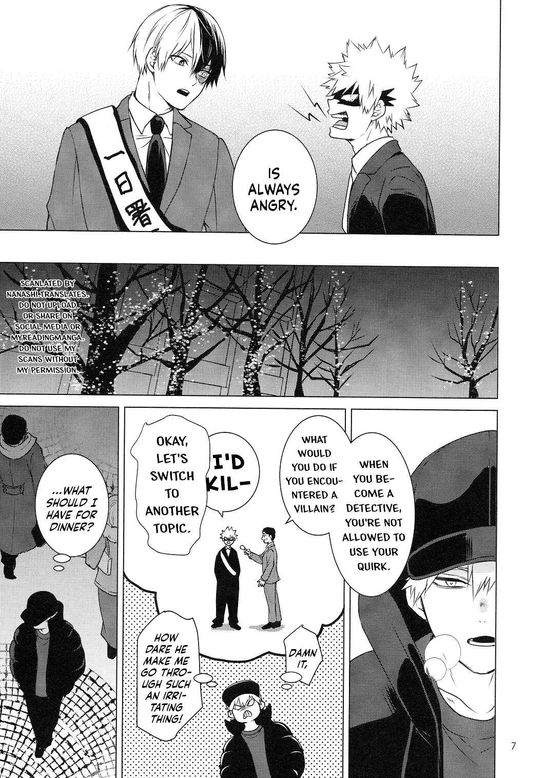 Page 7 Chapter Unknown_afde My Hero Academia - 2 TOP Keiji (Doujinshi)