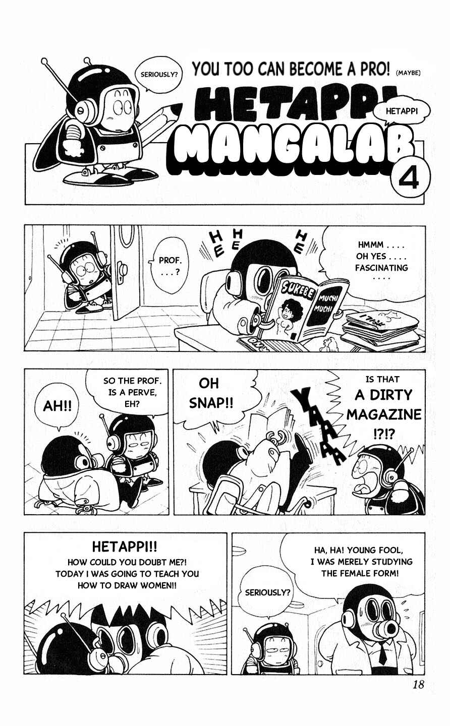 Page 1 Chapter 1.4 Akira Toriyamas Lazy Manga Lab