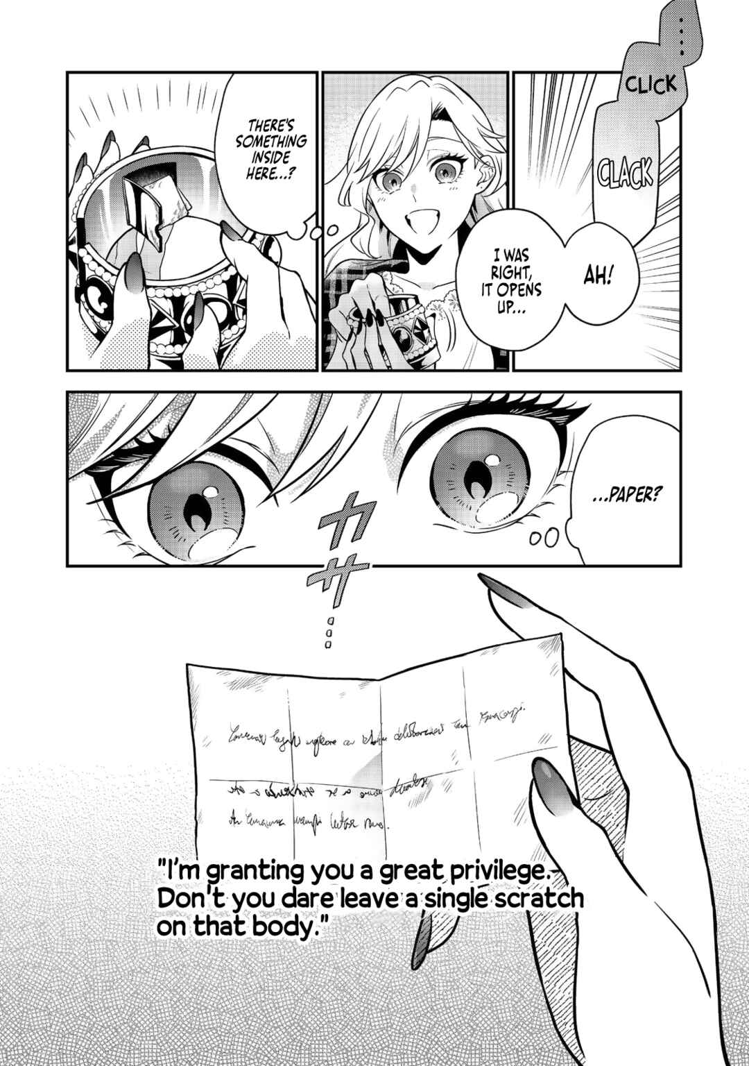 Page 36 Chapter 1 I Woke Up as an Imprisoned Villainess