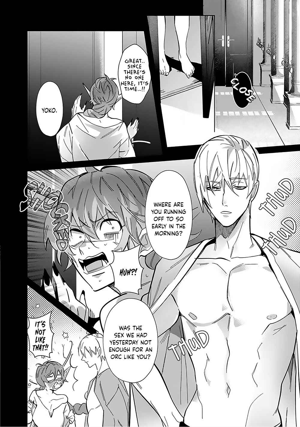 Page 4 Chapter 4 Hazure Shuzoku Orc ni Tensei shitara Saikyou Kishi-sama ni Torawaremashite