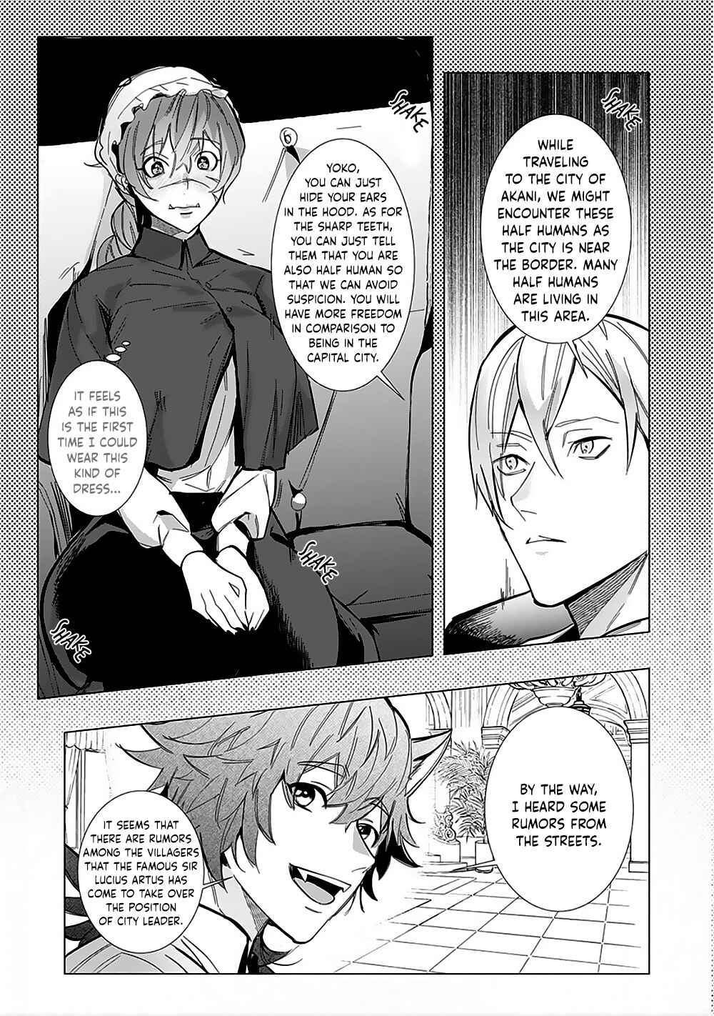 Page 9 Chapter 4 Hazure Shuzoku Orc ni Tensei shitara Saikyou Kishi-sama ni Torawaremashite