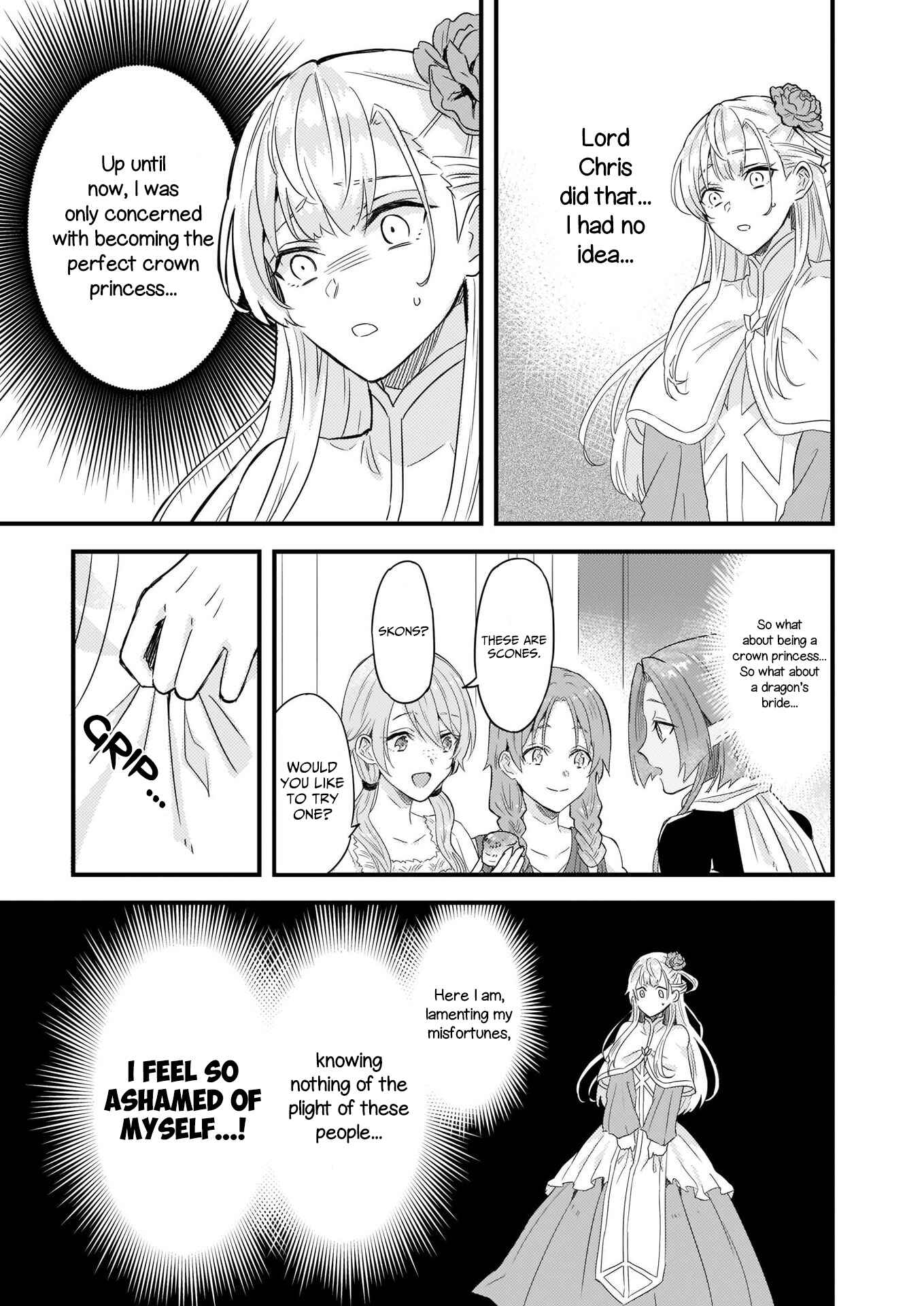 Page 24 Chapter 8 Imouto ni Konyakusha o Yuzure to Iwaremashita: Saikyou no Ryuu ni Kiniirarete Masaka no Oukoku Nottori?