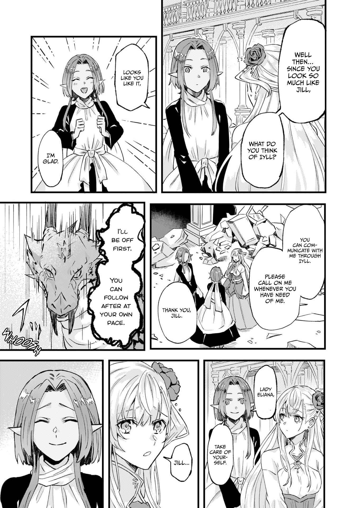 Page 29 Chapter 14 Imouto ni Konyakusha o Yuzure to Iwaremashita: Saikyou no Ryuu ni Kiniirarete Masaka no Oukoku Nottori?