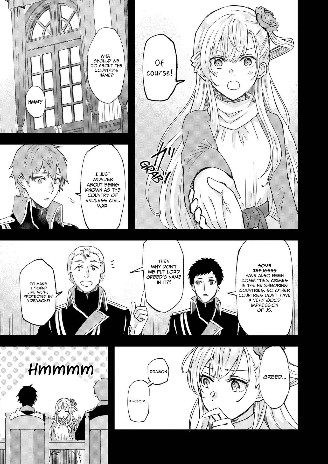 Page 9 Chapter 10 Imouto ni Konyakusha o Yuzure to Iwaremashita: Saikyou no Ryuu ni Kiniirarete Masaka no Oukoku Nottori?