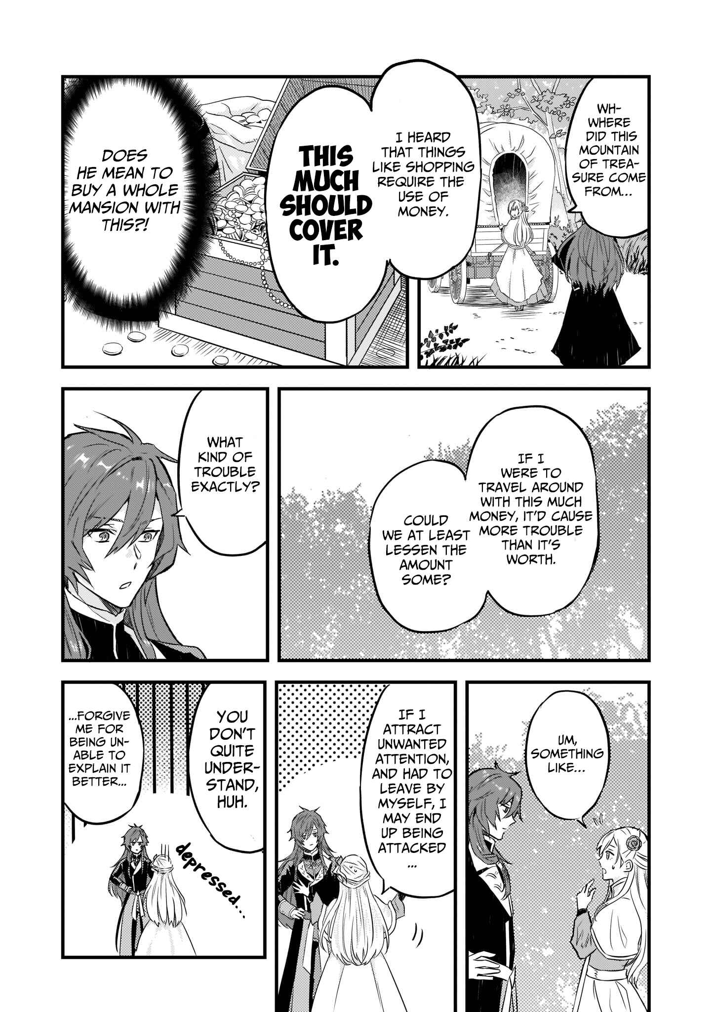 Page 4 Chapter 4 Imouto ni Konyakusha o Yuzure to Iwaremashita: Saikyou no Ryuu ni Kiniirarete Masaka no Oukoku Nottori?