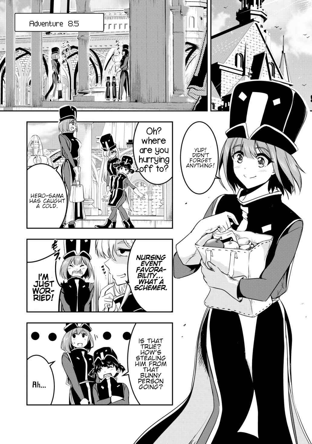 Page 1 Chapter 8.5 Yuusha-kun wa Tabidatenai