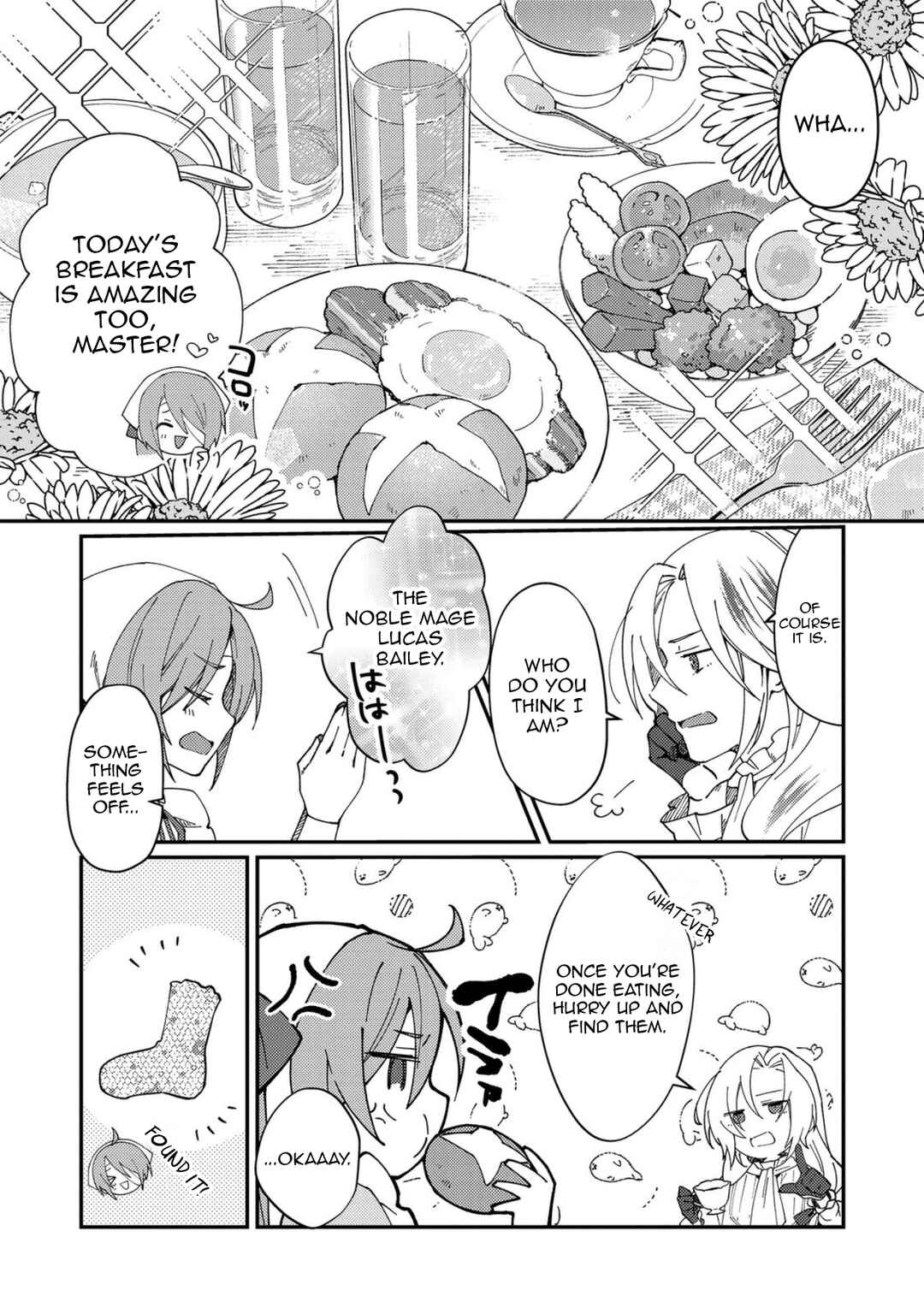 Page 6 Chapter 1 The Beautiful Mage: Finding My Lazy Master’s Missing Socks Is a Daily Struggle