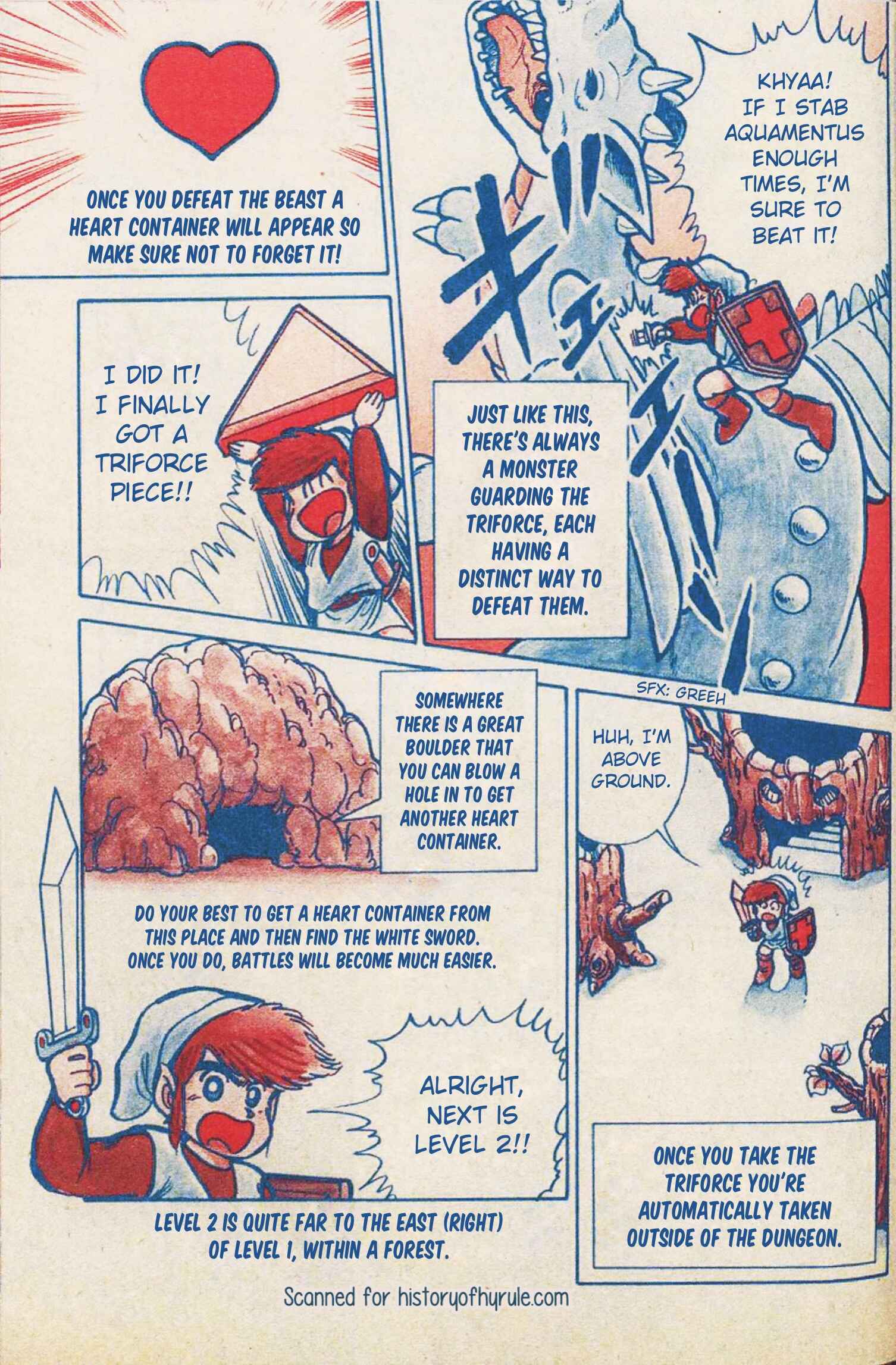 Page 11 Chapter Unknown_6a6a NES Manga: The Legend of Zelda