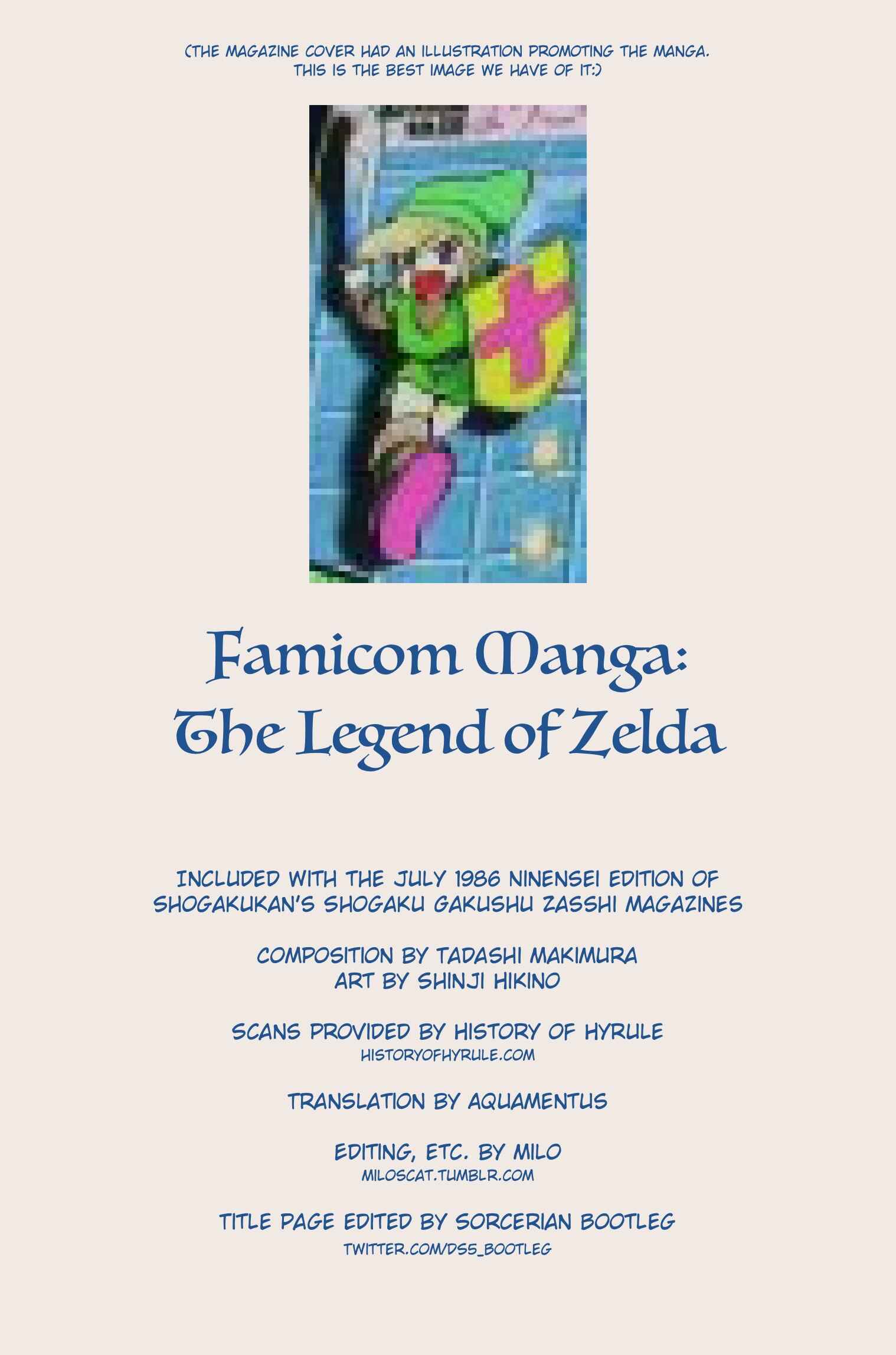 Page 18 Chapter Unknown_6a6a NES Manga: The Legend of Zelda