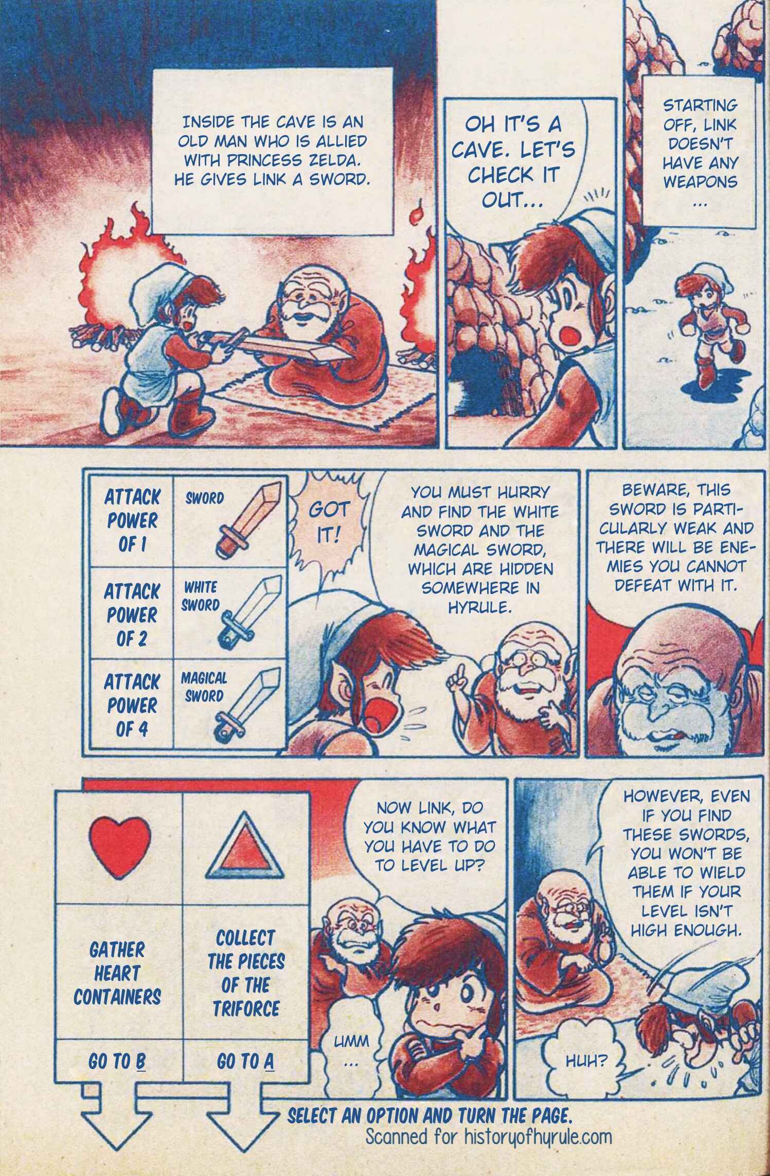 Page 3 Chapter Unknown_6a6a NES Manga: The Legend of Zelda