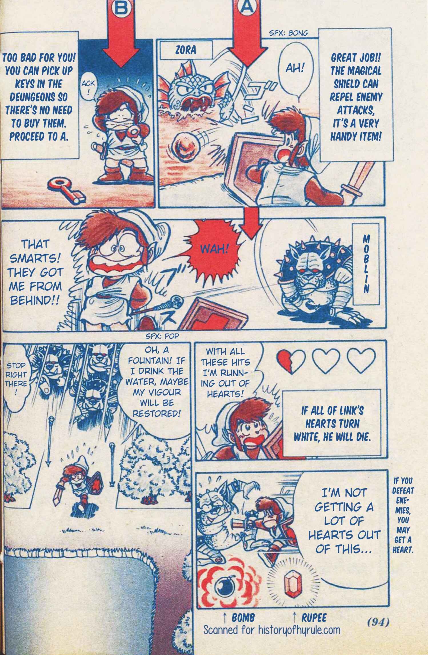Page 6 Chapter Unknown_6a6a NES Manga: The Legend of Zelda