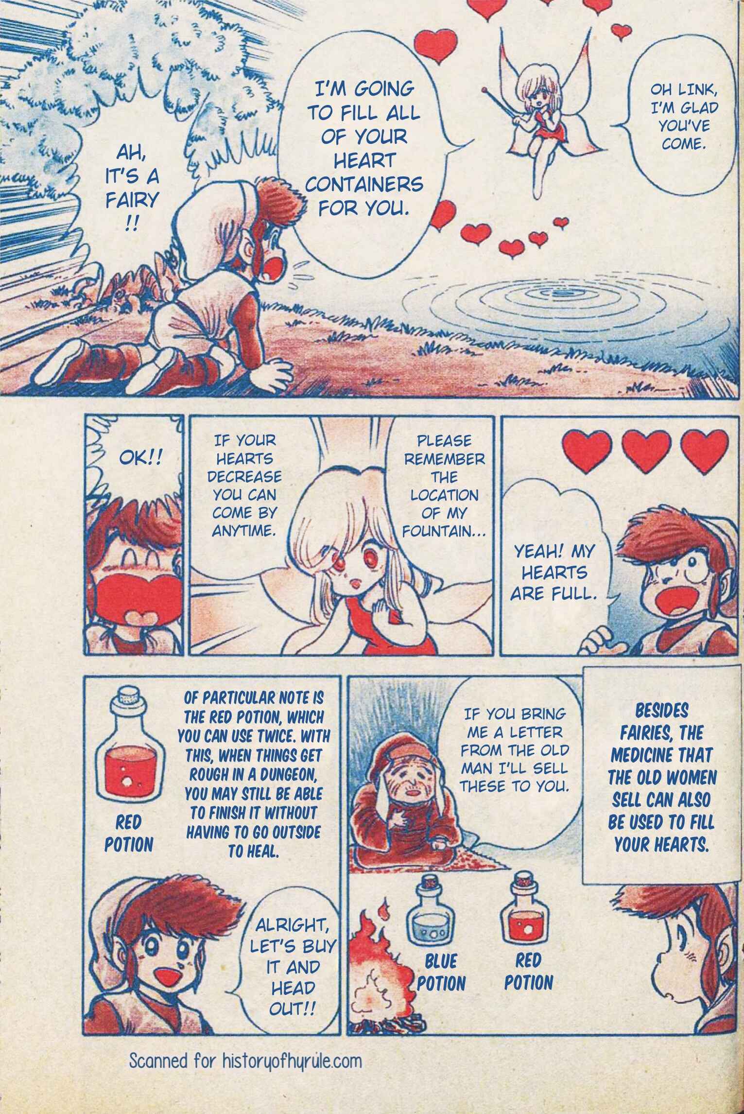 Page 7 Chapter Unknown_6a6a NES Manga: The Legend of Zelda