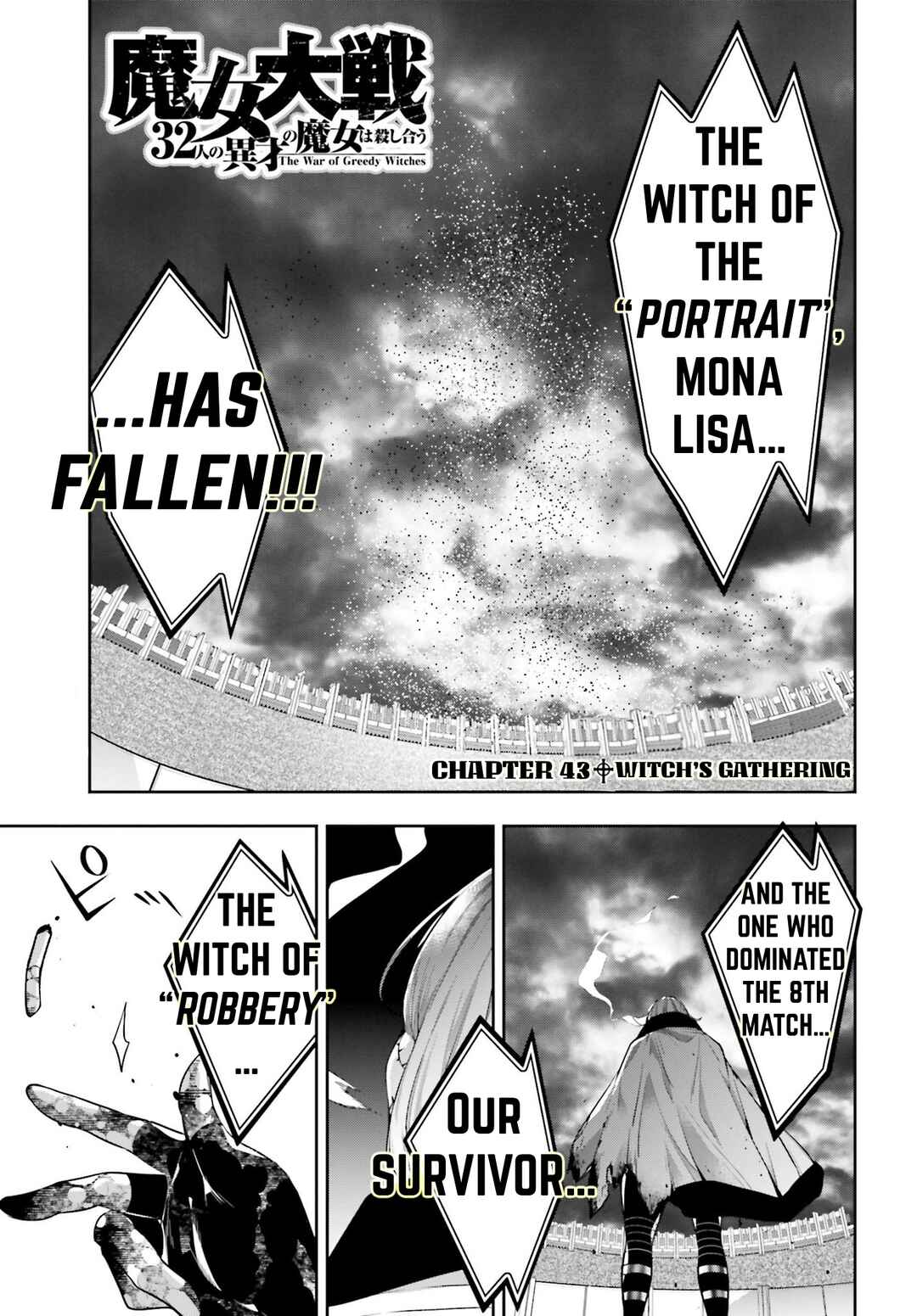 Page 1 Chapter 43 Majo Taisen - 32-nin no Isai no Majo wa Koroshiau