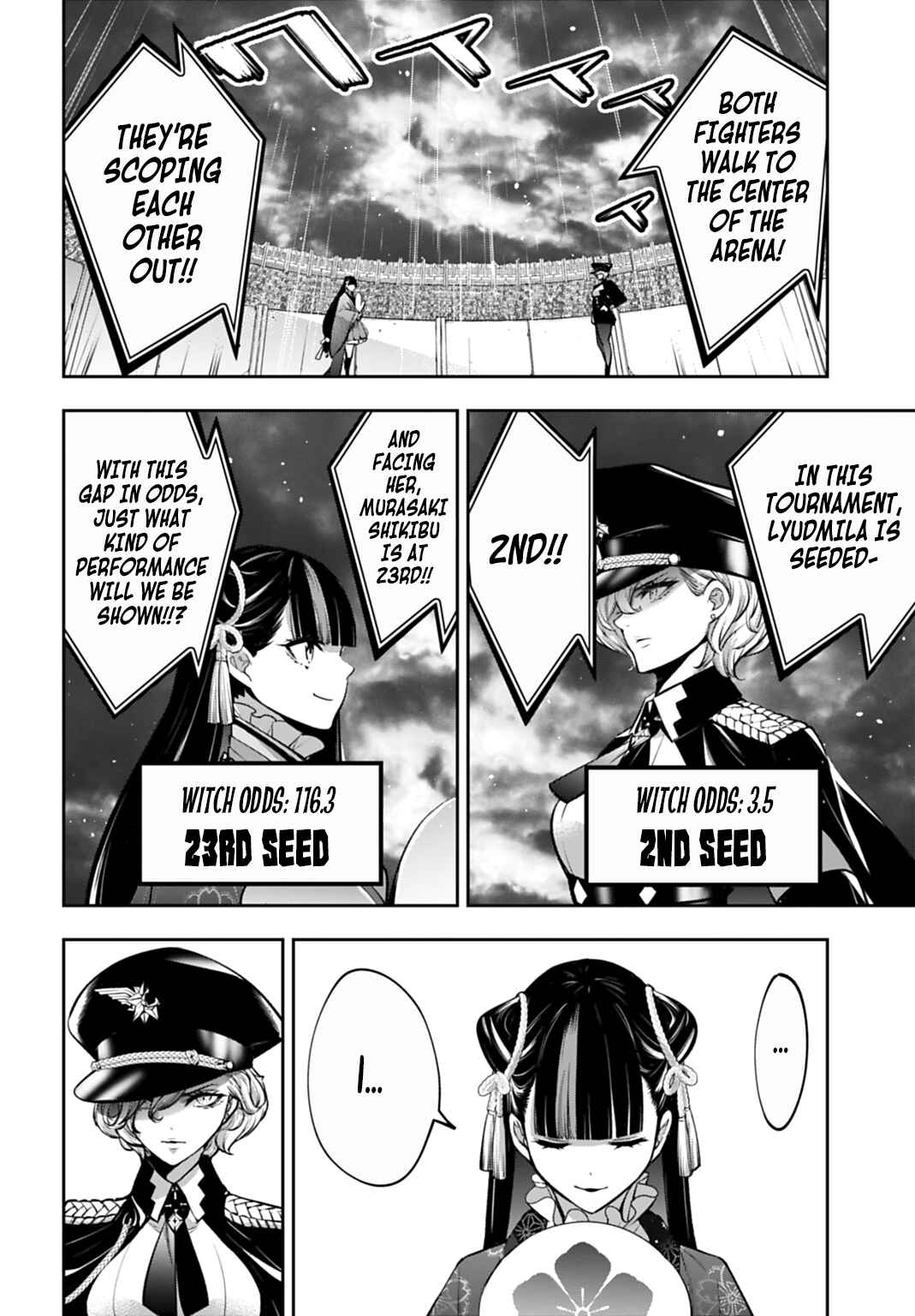 Page 34 Chapter 57 Majo Taisen - 32-nin no Isai no Majo wa Koroshiau