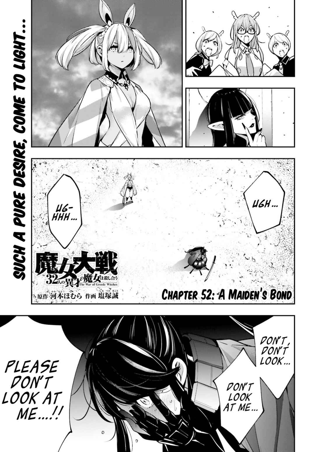 Page 1 Chapter 52 Majo Taisen - 32-nin no Isai no Majo wa Koroshiau