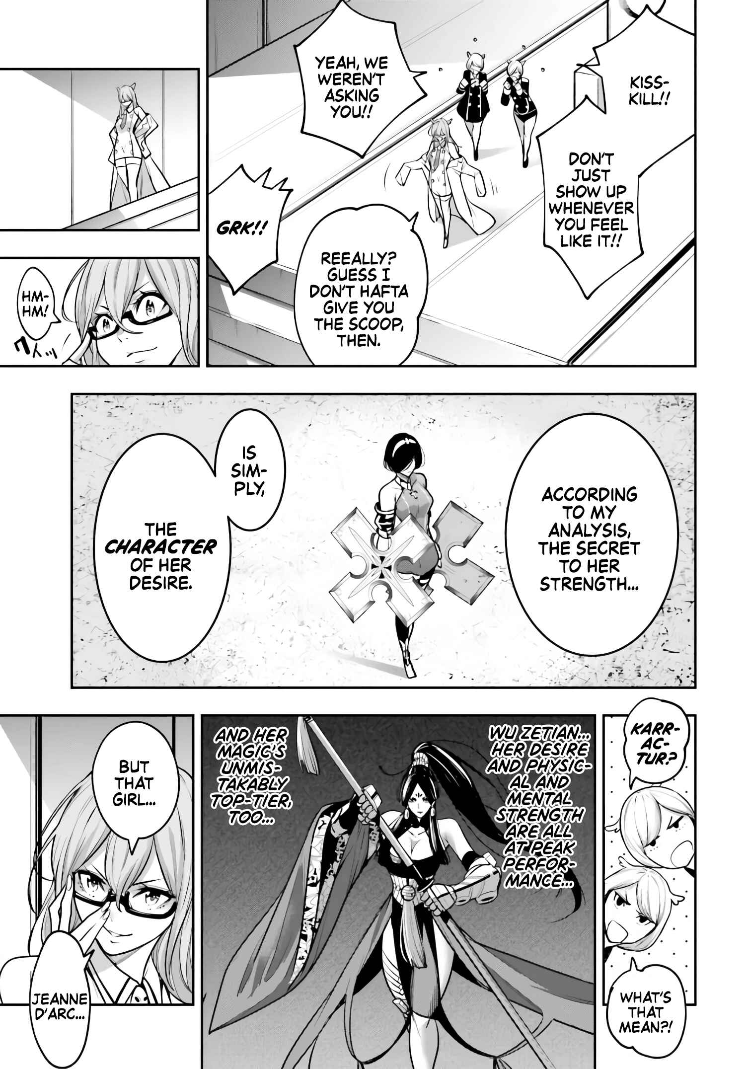 Page 9 Chapter 10 Majo Taisen - 32-nin no Isai no Majo wa Koroshiau