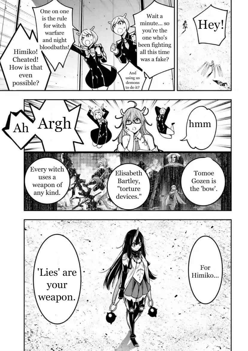 Page 13 Chapter 16 Majo Taisen - 32-nin no Isai no Majo wa Koroshiau