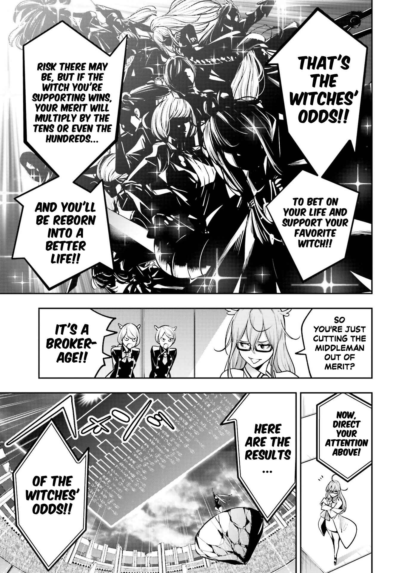 Page 23 Chapter 12 Majo Taisen - 32-nin no Isai no Majo wa Koroshiau
