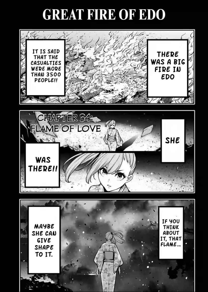 Page 1 Chapter 34 Majo Taisen - 32-nin no Isai no Majo wa Koroshiau