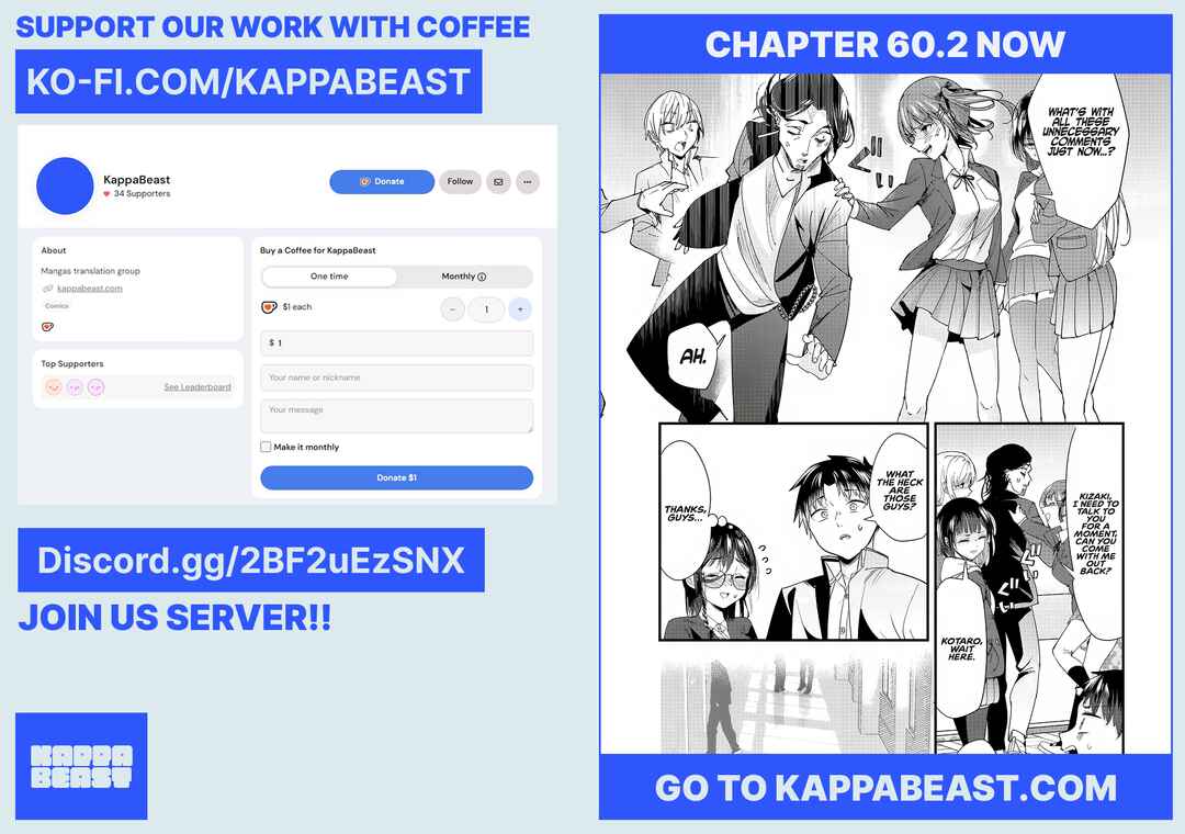 Page 8 Chapter 60.1 Jimoto no Ijimekko-tachi ni Shikaeshi Shiyou to Shitara, Betsu no Tatakai ga Hajimatta.