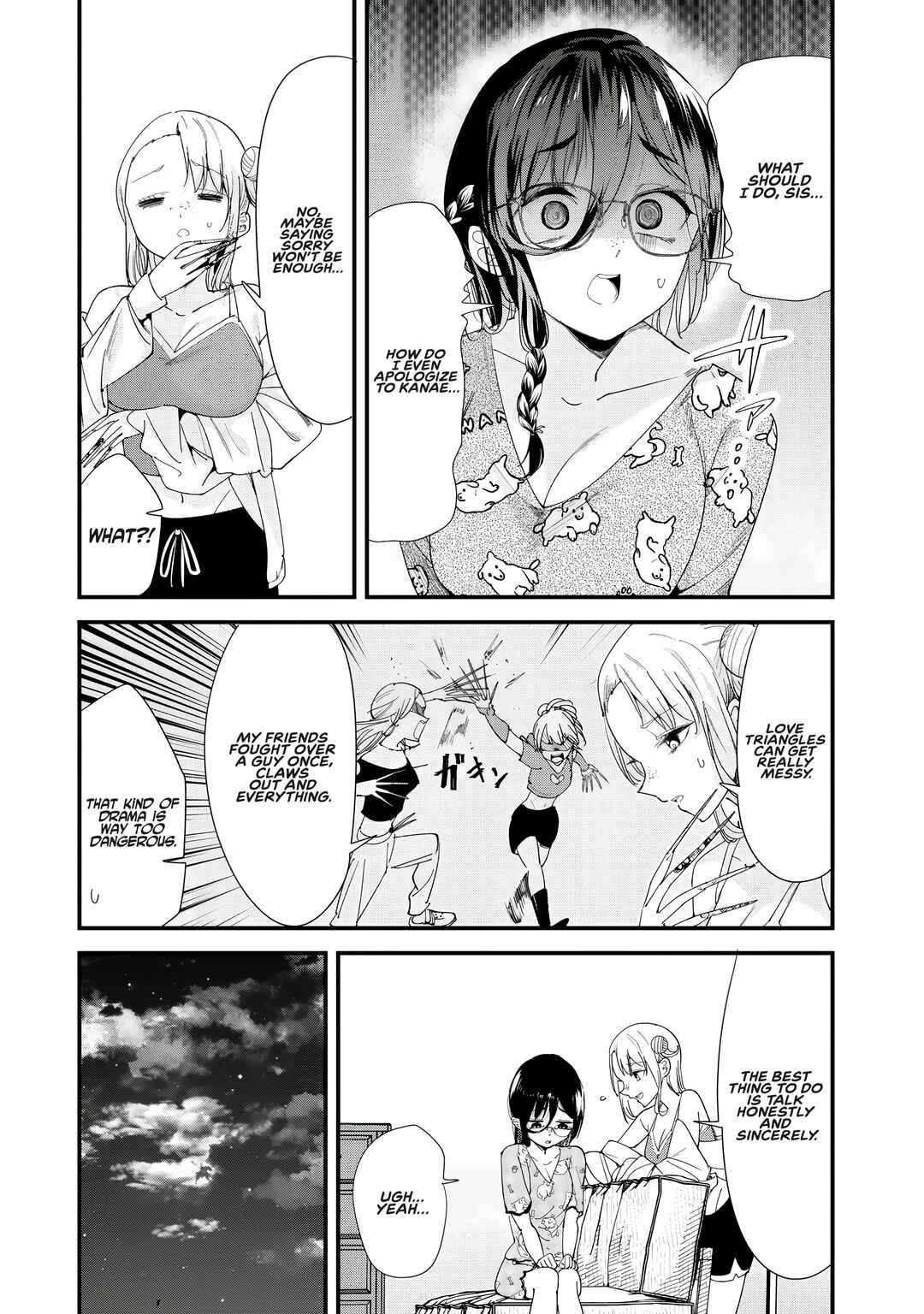 Page 4 Chapter 59.1 Jimoto no Ijimekko-tachi ni Shikaeshi Shiyou to Shitara, Betsu no Tatakai ga Hajimatta.