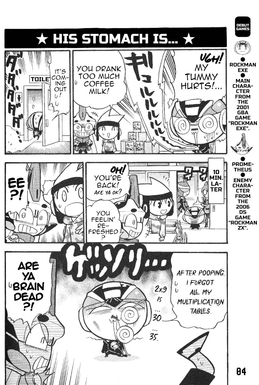Page 6 Chapter 19b Gags With All The Megaman Gang!!