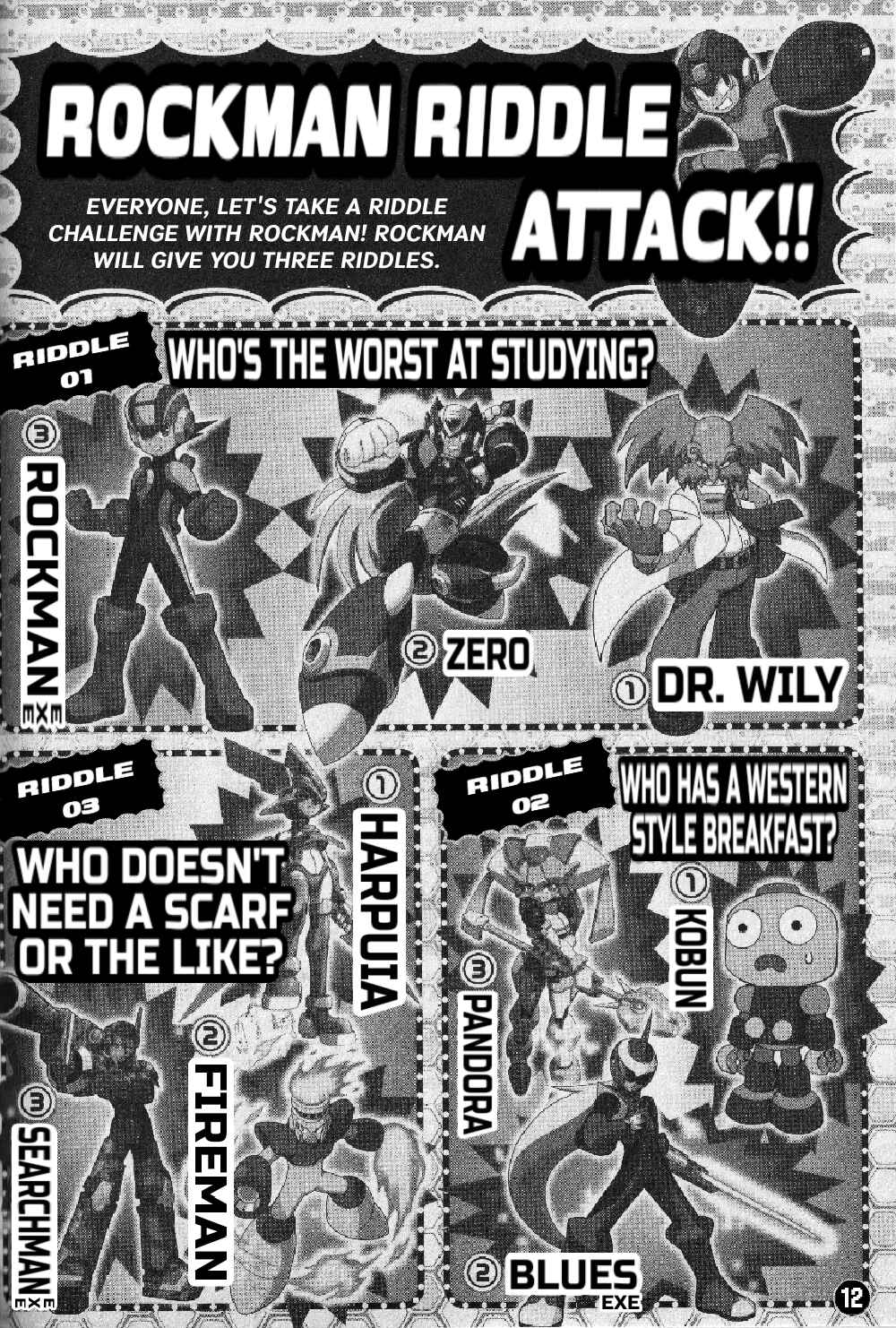 Page 12 Chapter 12 Gags With All The Megaman Gang!!