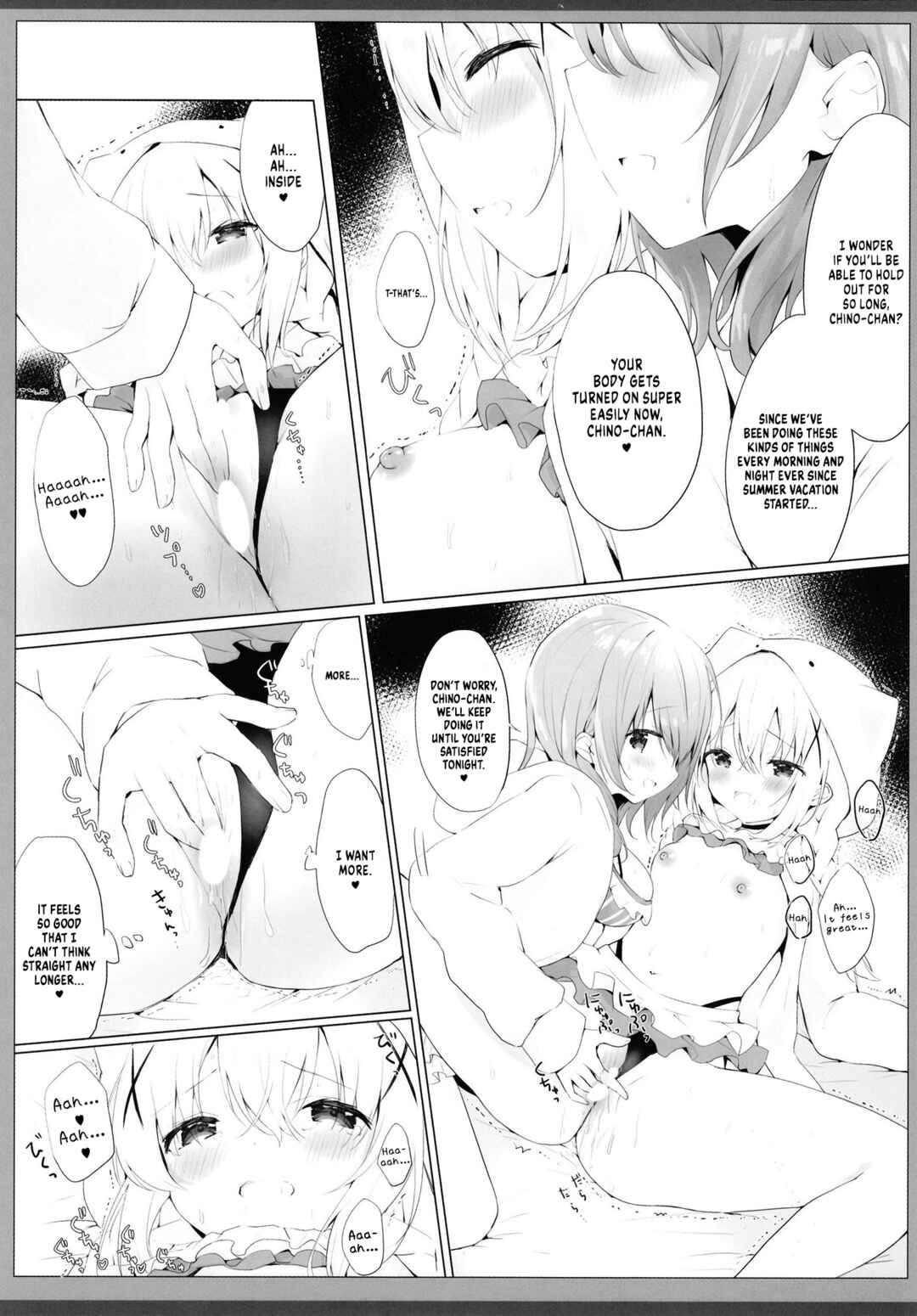 Page 9 Chapter Unknown_720a Gochuumon wa Usagi Desu ka? - Chino-chan to Natsu no Himegoto (Doujinshi)