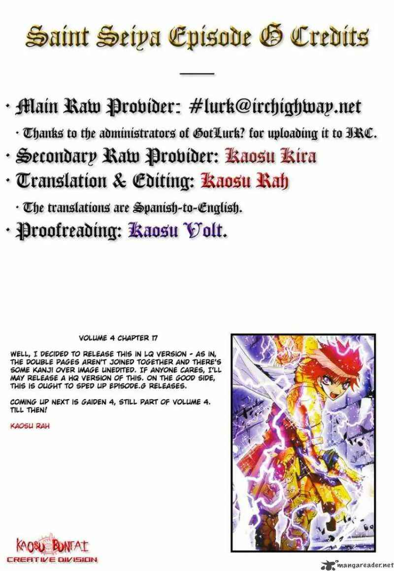 Page 38 Chapter 17 Saint Seiya: Episode G