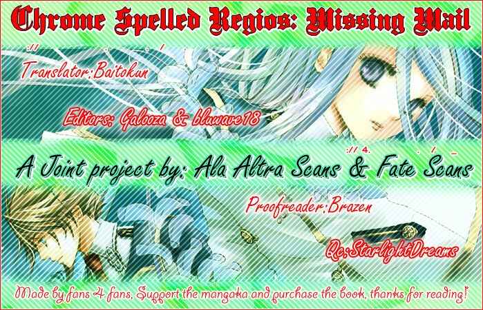 Page 32 Chapter 4 Chrome Shelled Regios - Missing Mail