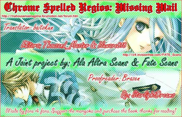 Page 37 Chapter 5 Chrome Shelled Regios - Missing Mail