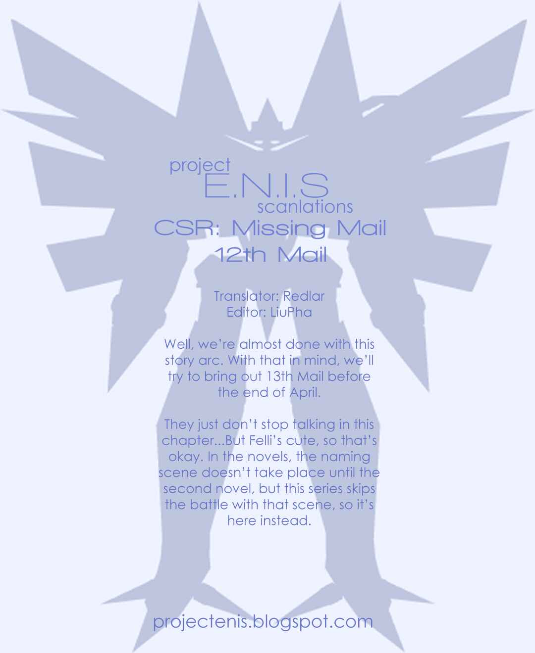 Page 1 Chapter 12 Chrome Shelled Regios - Missing Mail