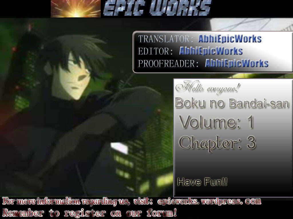 Page 1 Chapter 3 Boku no Bandai-san