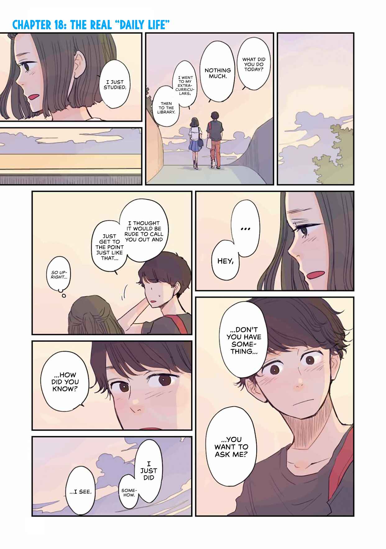 Page 1 Chapter 18 Sore wa, Kimi ga Mita Ao Datta