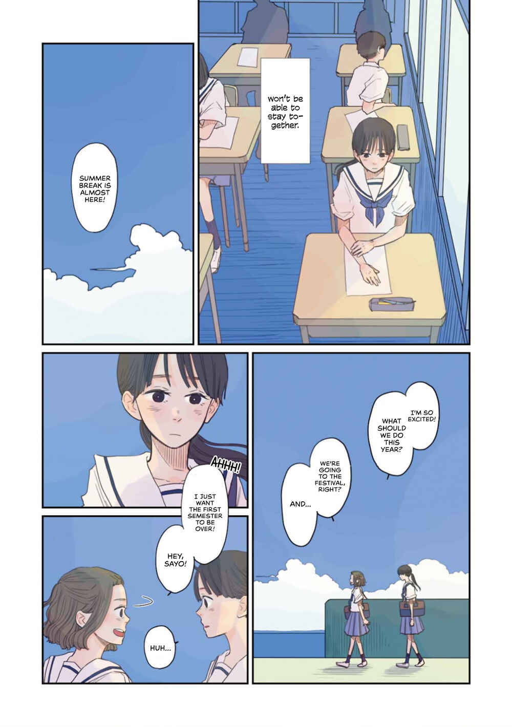 Page 4 Chapter 34.1 Sore wa, Kimi ga Mita Ao Datta