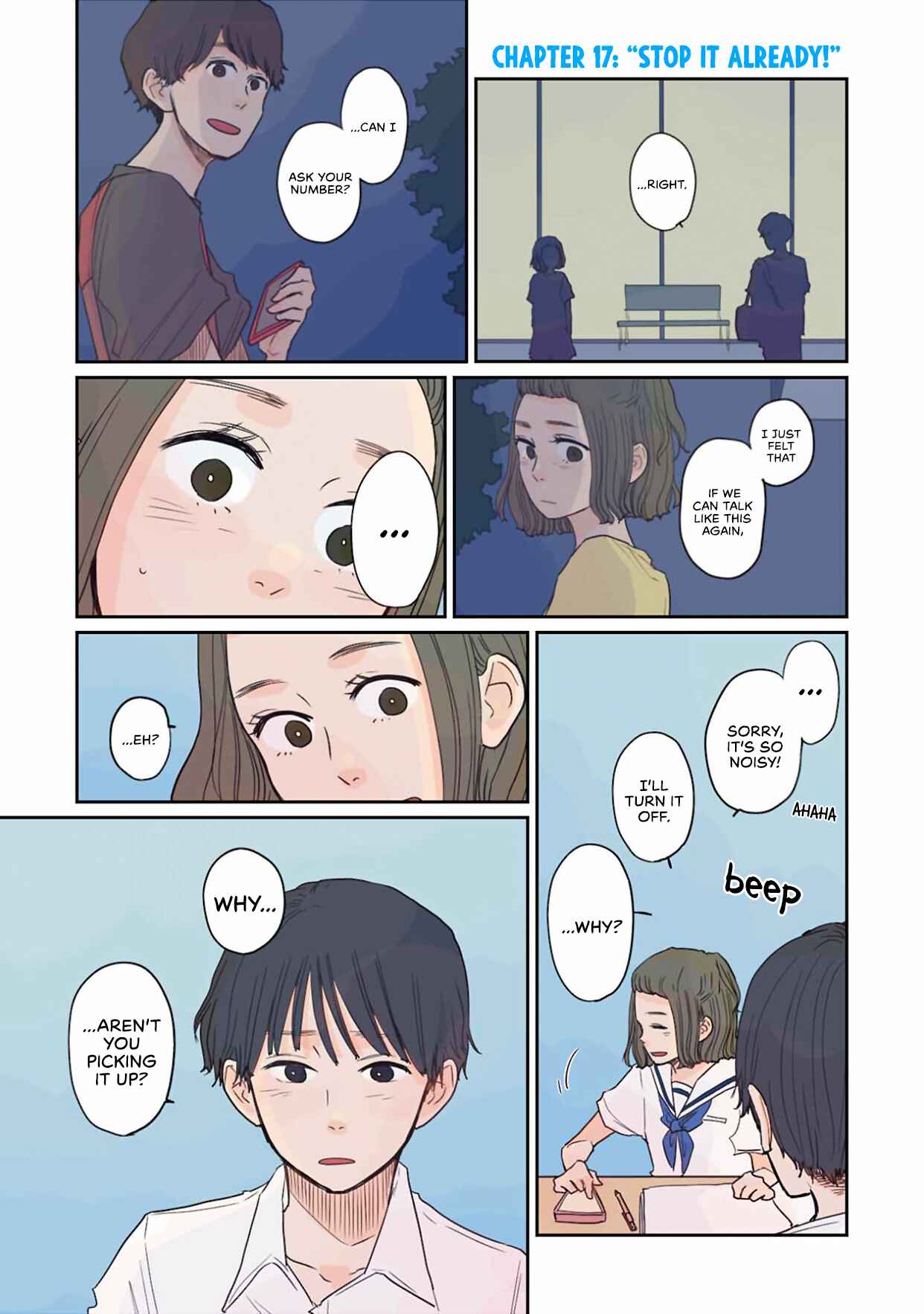 Page 1 Chapter 17 Sore wa, Kimi ga Mita Ao Datta