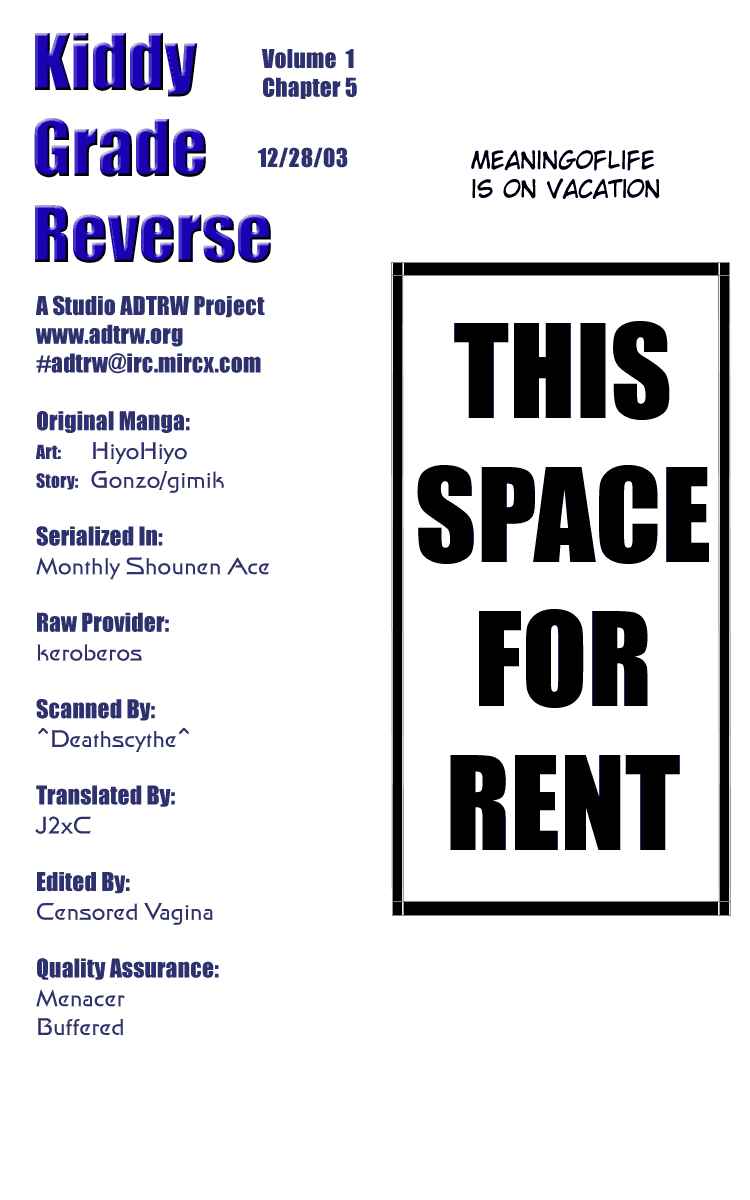 Page 37 Chapter 5 Kiddy Grade: Reverse