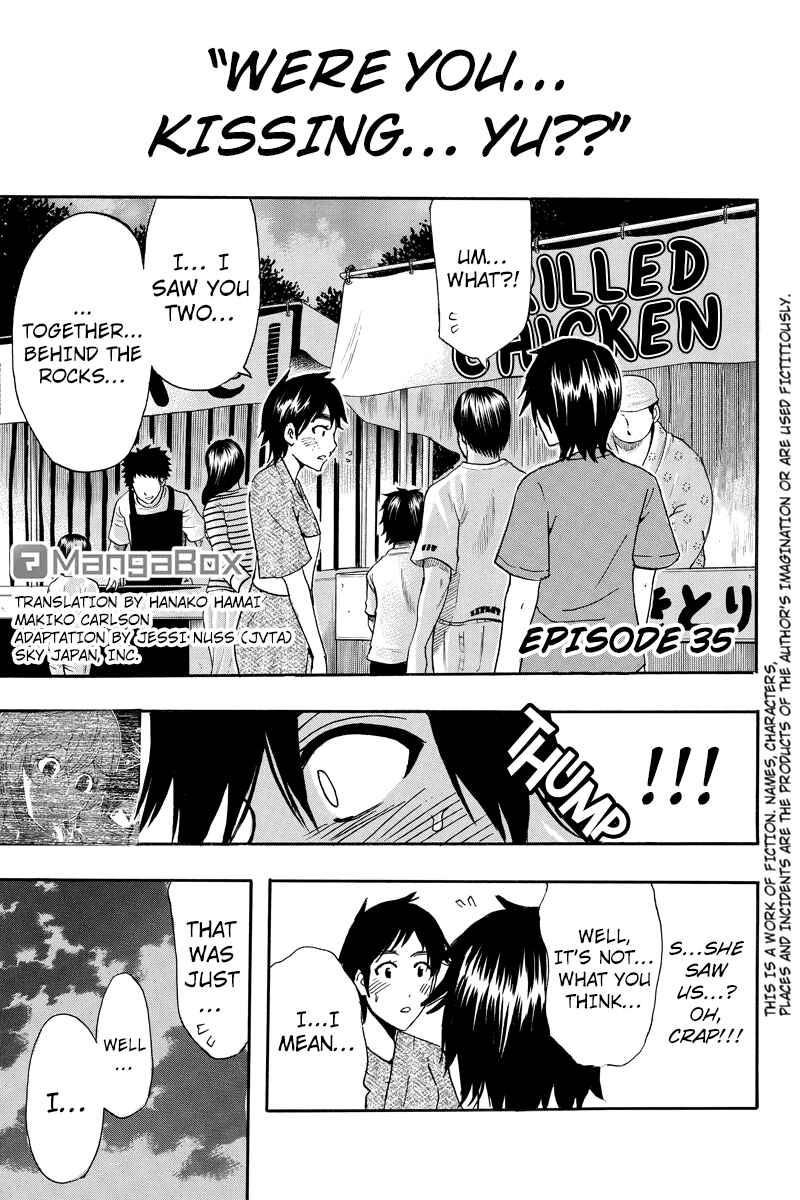 Page 1 Chapter 35 Yugawara-kun wa Ooyamada Danshi Koukou de Moteru Houhou o Kangaeteita ga