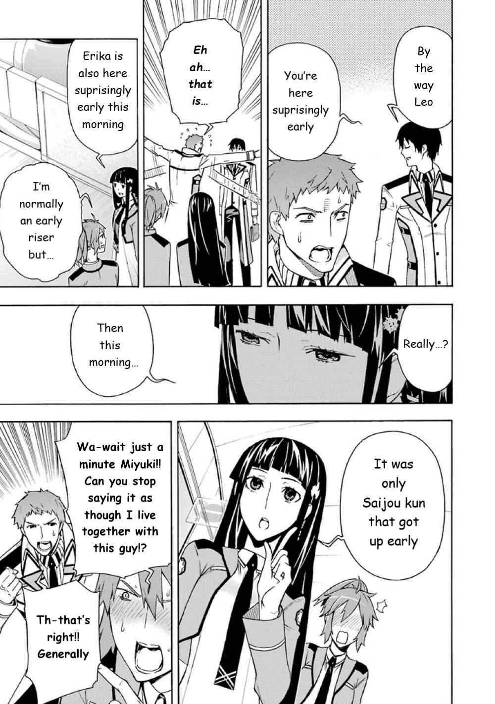 Page 13 Chapter 12 Mahouka Koukou no Rettousei - Yokohama Souran-hen