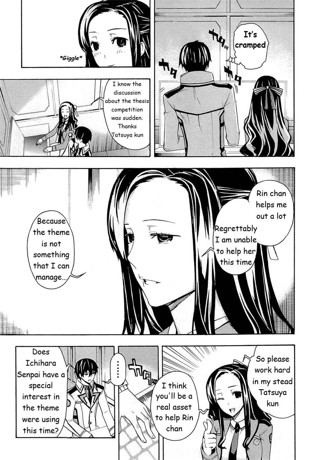 Page 8 Chapter 4 Mahouka Koukou no Rettousei - Yokohama Souran-hen