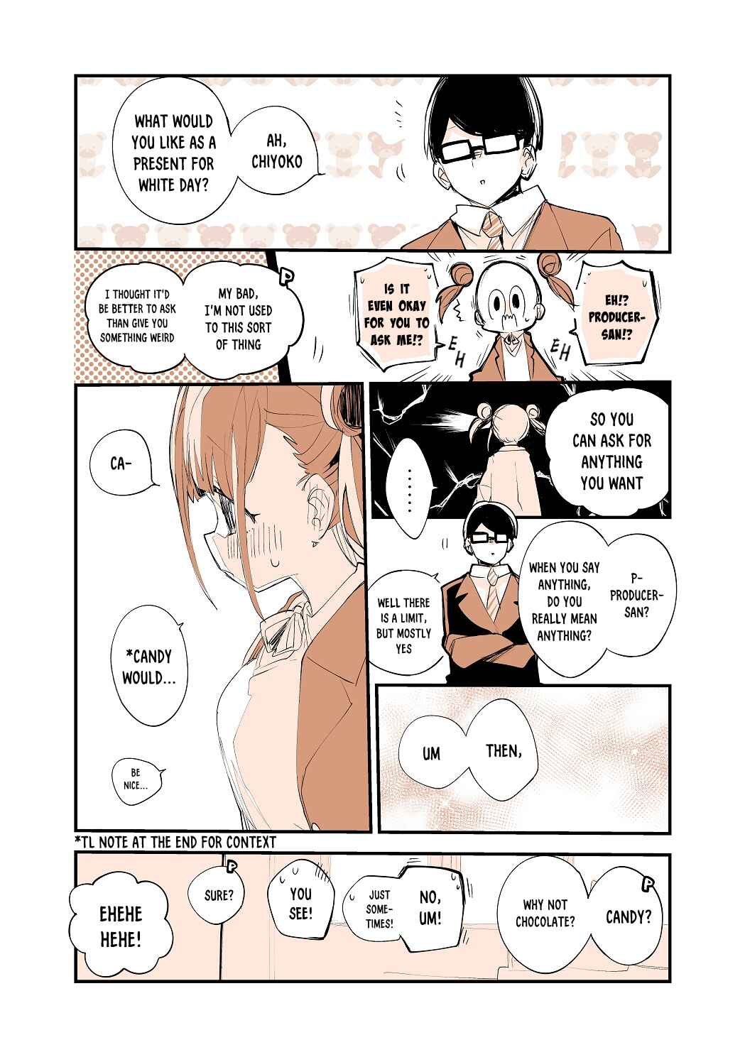 Page 1 Chapter 8 IDOLM@STER SHINY COLORS - A Shiny Manga Diary Summary